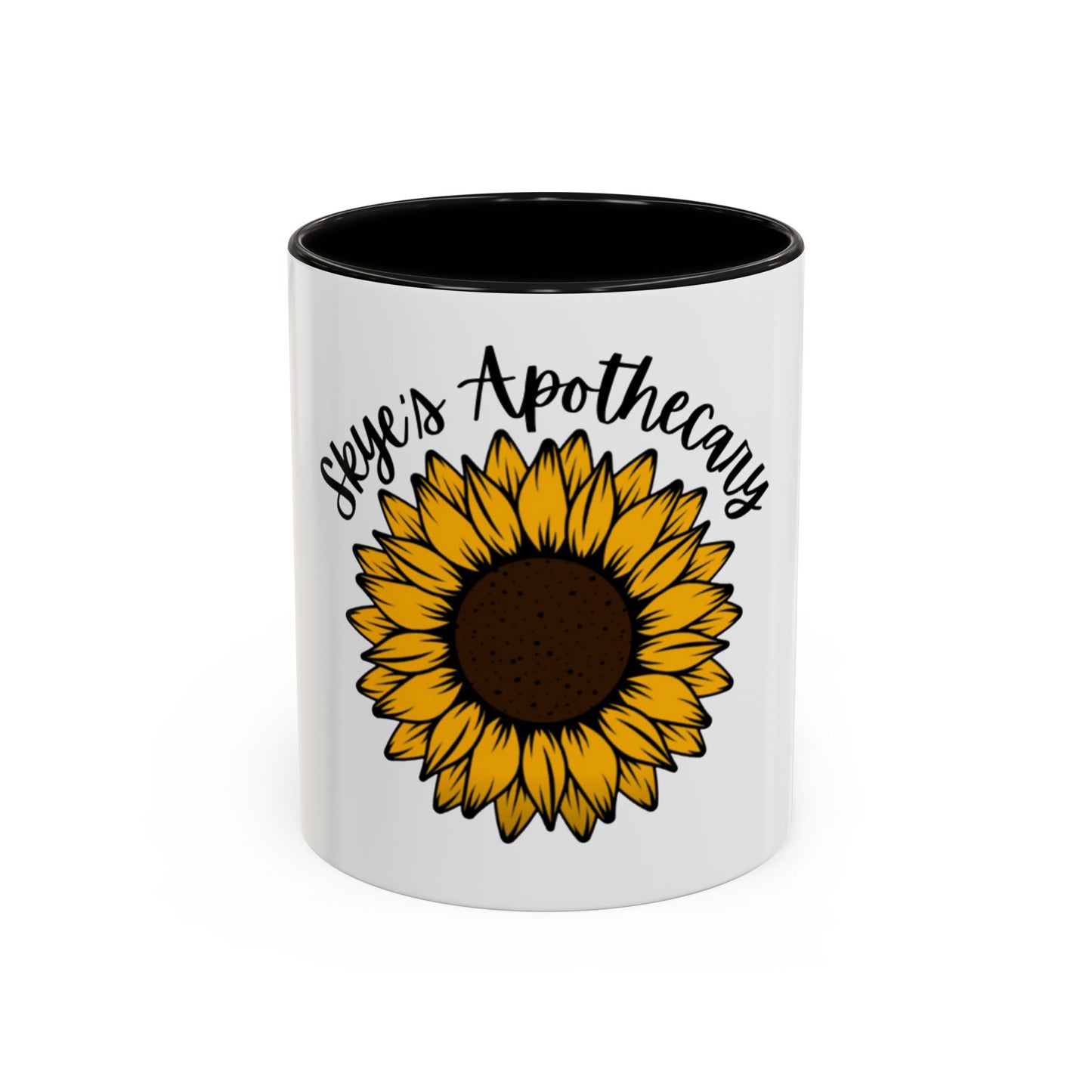 Sunflower Coffee Mug — 'Skye's Apothecary' Accent Ceramic Mug