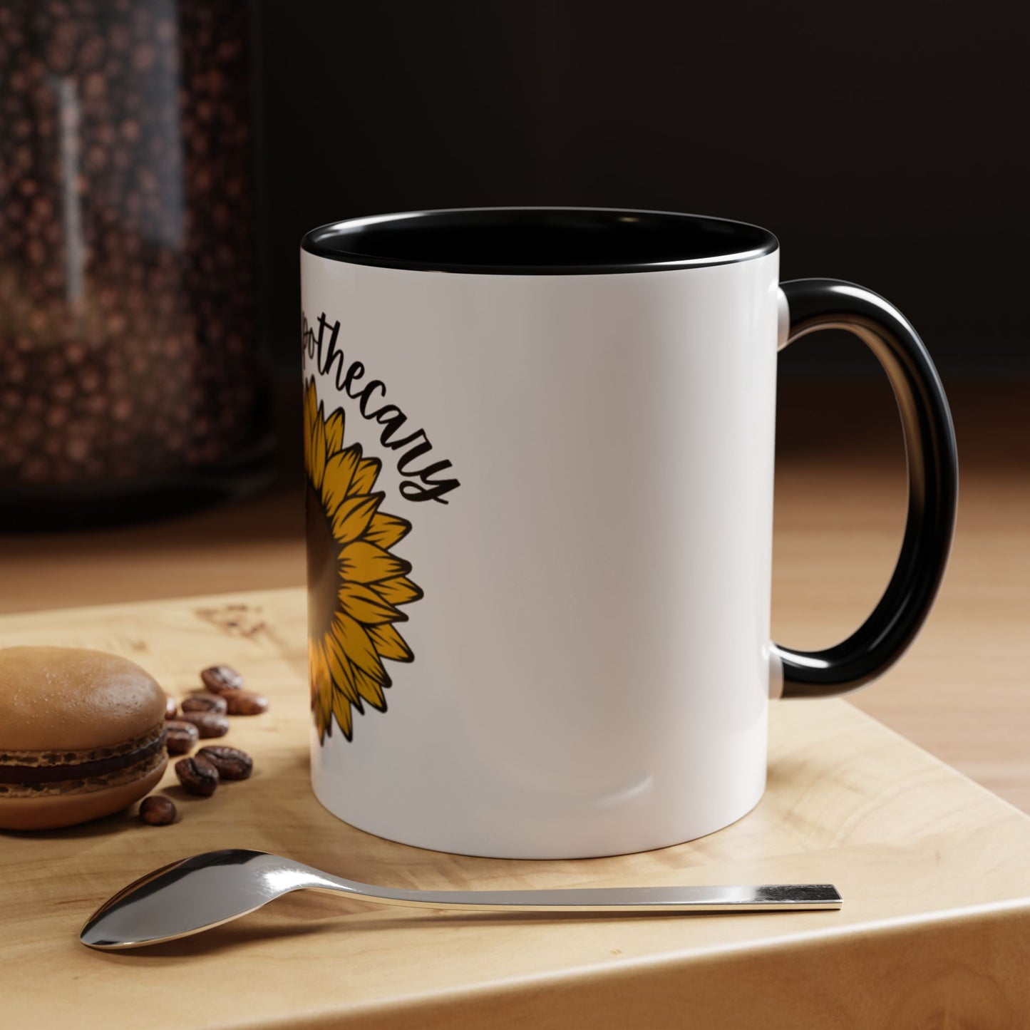 Sunflower Coffee Mug — 'Skye's Apothecary' Accent Ceramic Mug