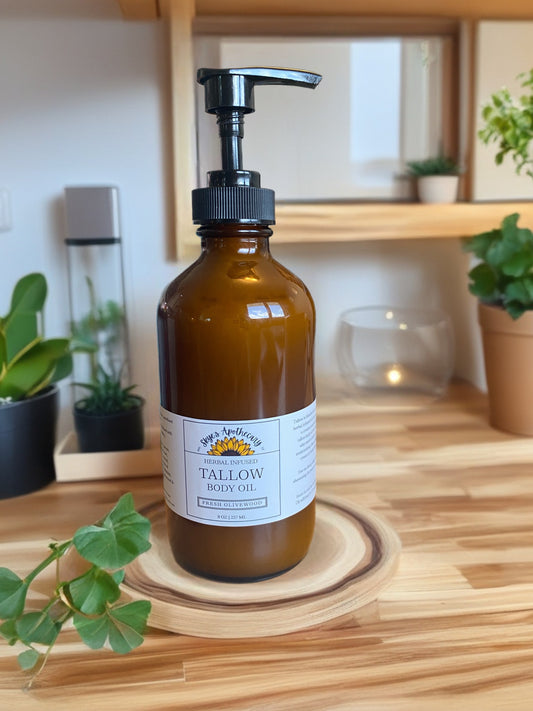 Tallow Body Oil | Fresh Olivewood